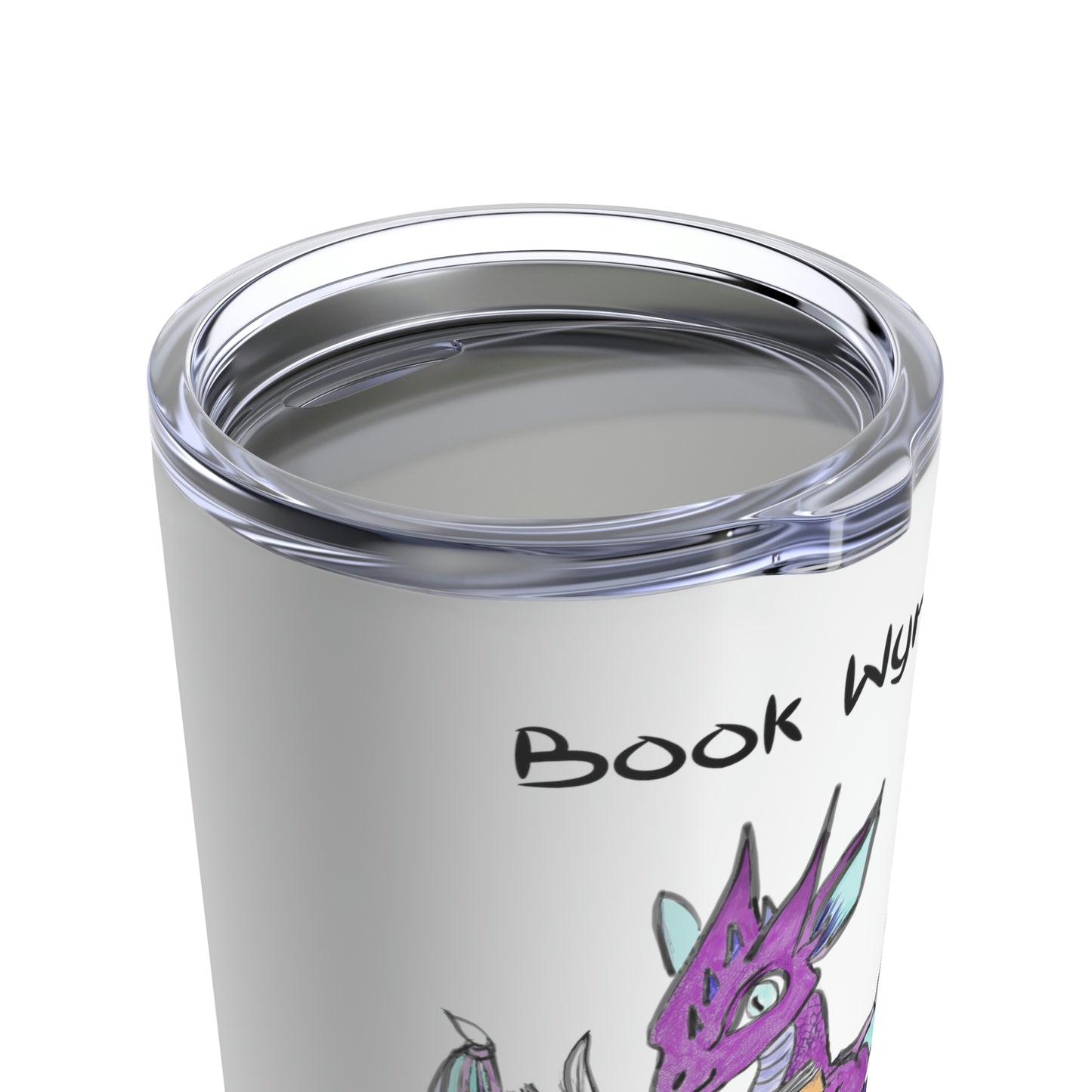 Book Wyrm Dragon Tumbler 20oz